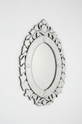 Ornate Vintage Oval Venetian Mirror