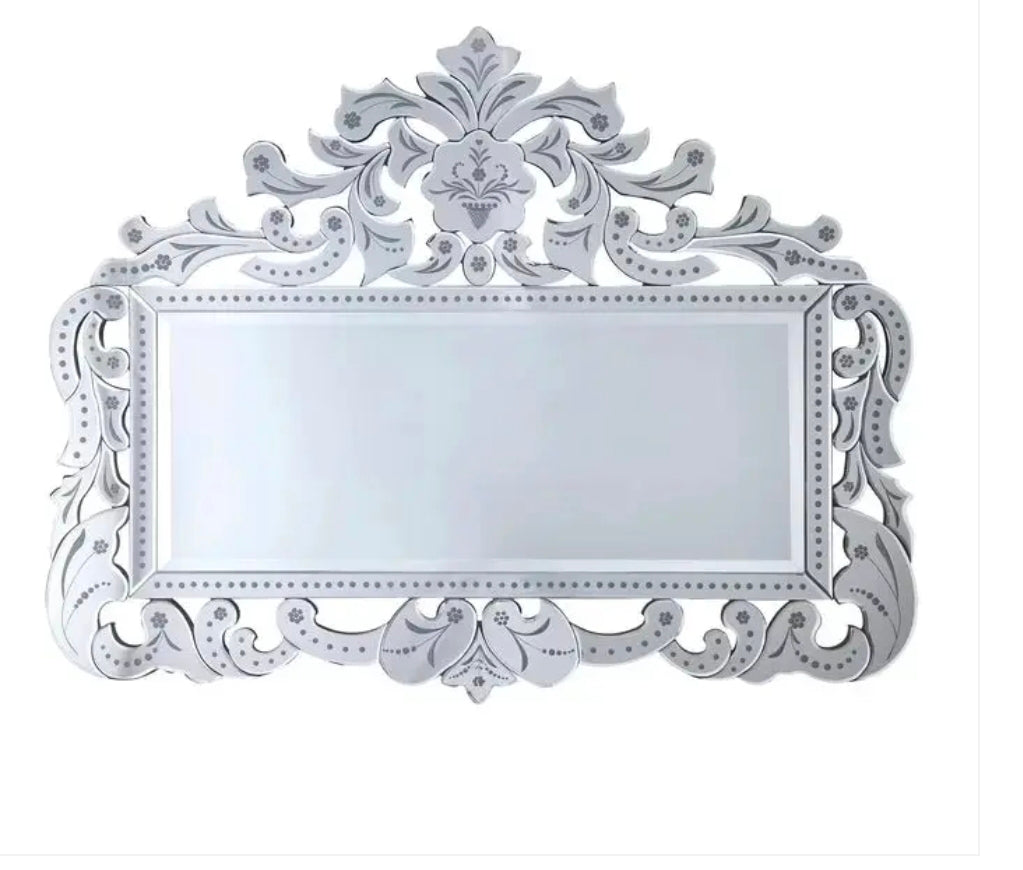 Aura Etched Crown Mirror