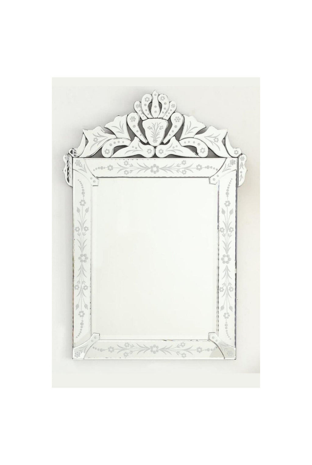 Vintage Crown Venetian Mirror