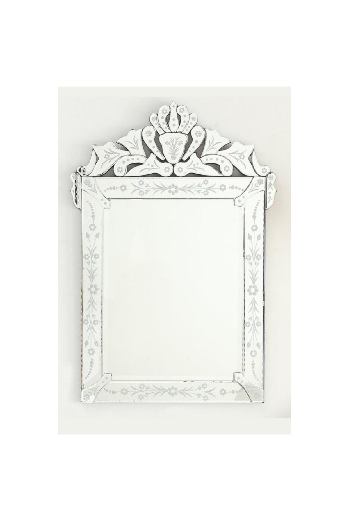 Vintage Crown Venetian Mirror