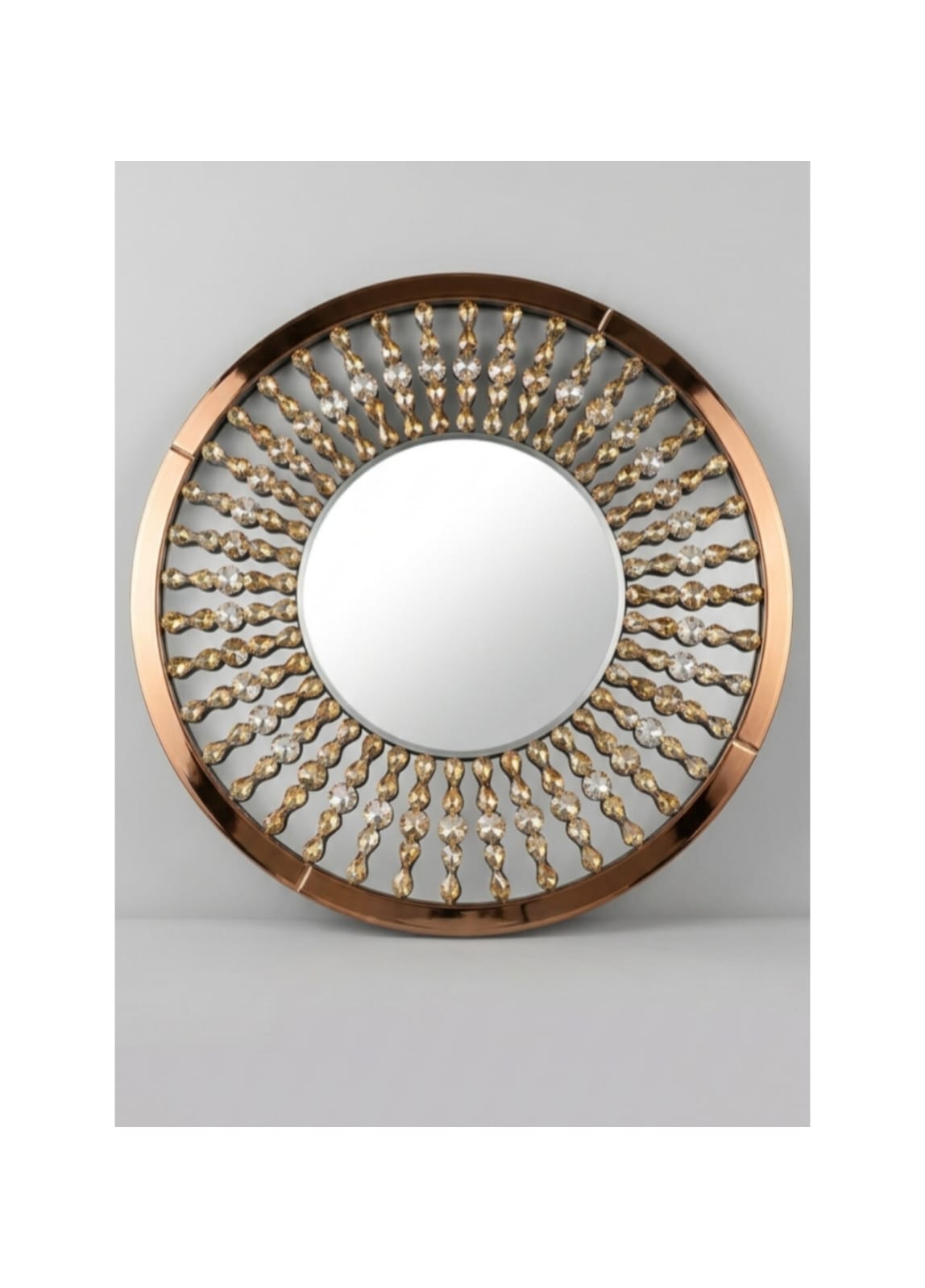 Aura Crystal Sunburst Mirror