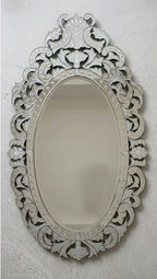 The Venetian Whisper Oval Mirror