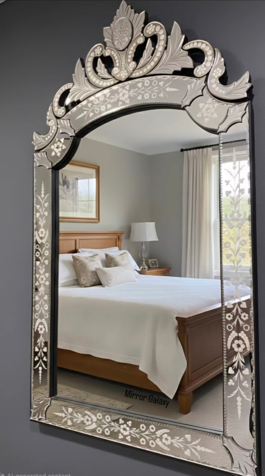 The Crown Venetian Mirror