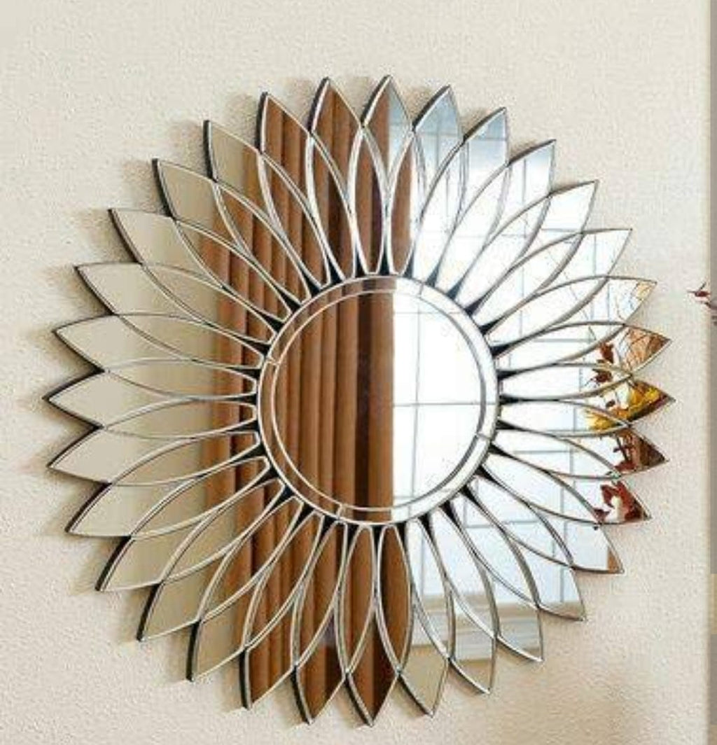 Crystal Sunflower Focal Mirror