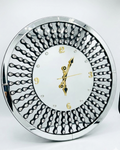 Aura Glitz Premium Mirrored Wall Clock
