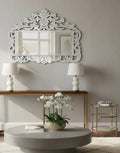 Aura Etched Crown Mirror