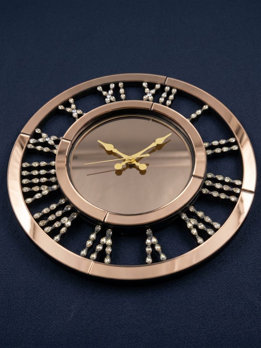 Crystal Roman Wall Clock