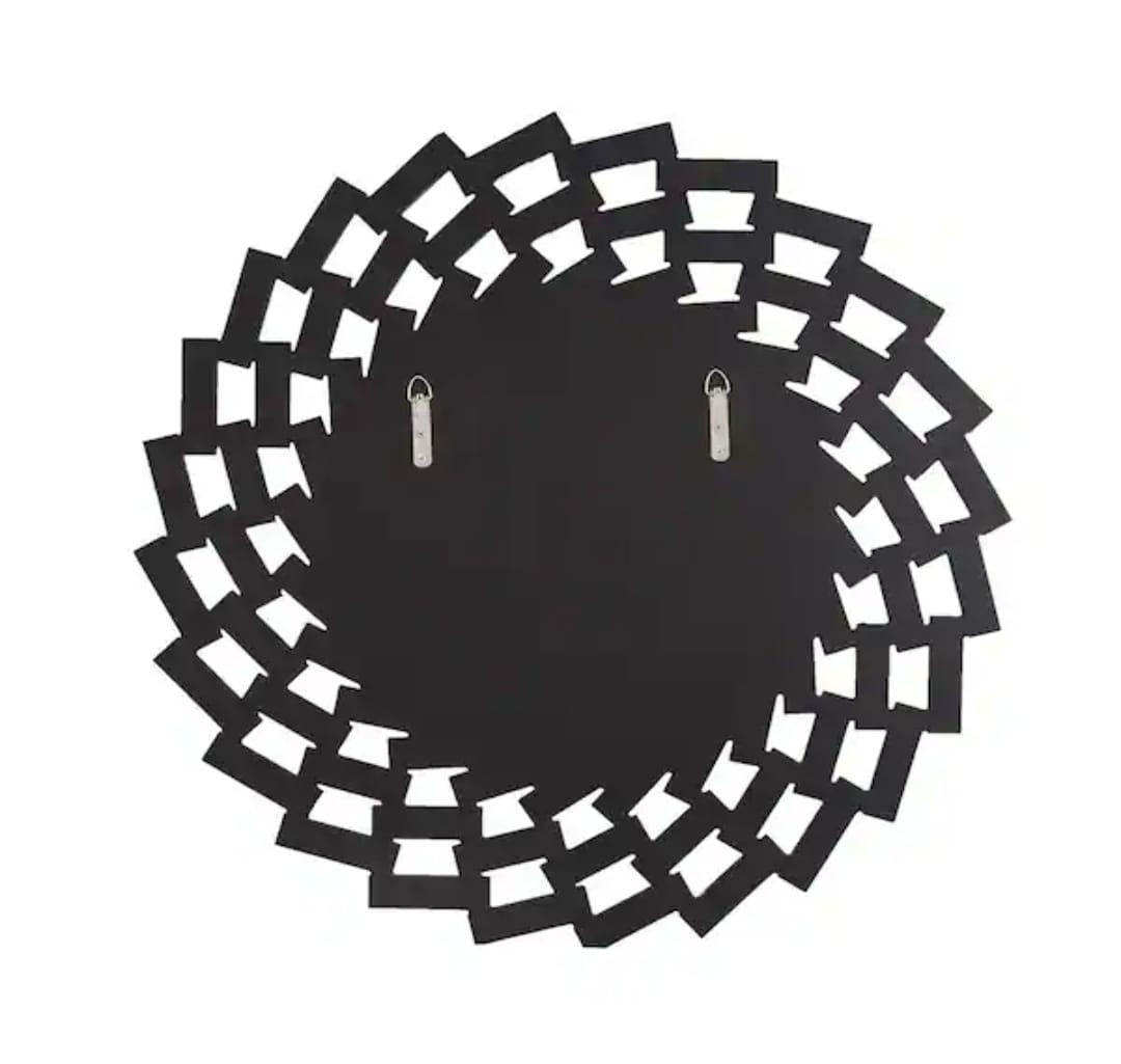 Geometric Mosaic Sunburst Wall Mirror