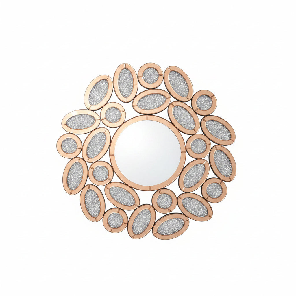 Crystal Flower Mirror
