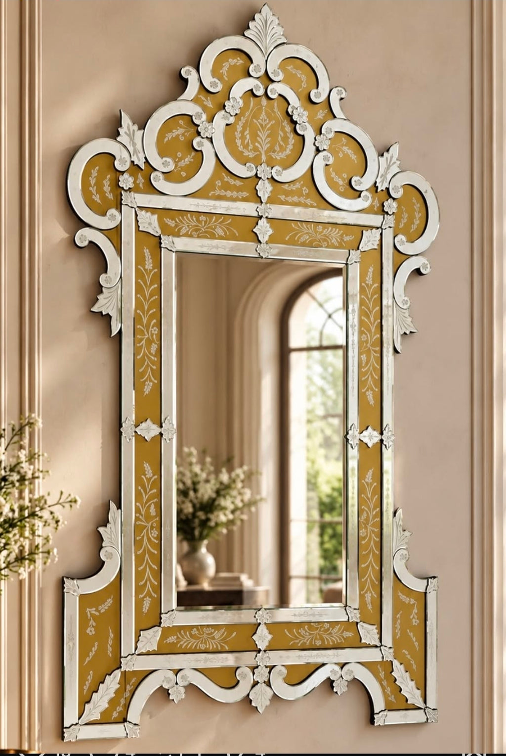 The Aurelia Venetian Heritage Wall Mirror