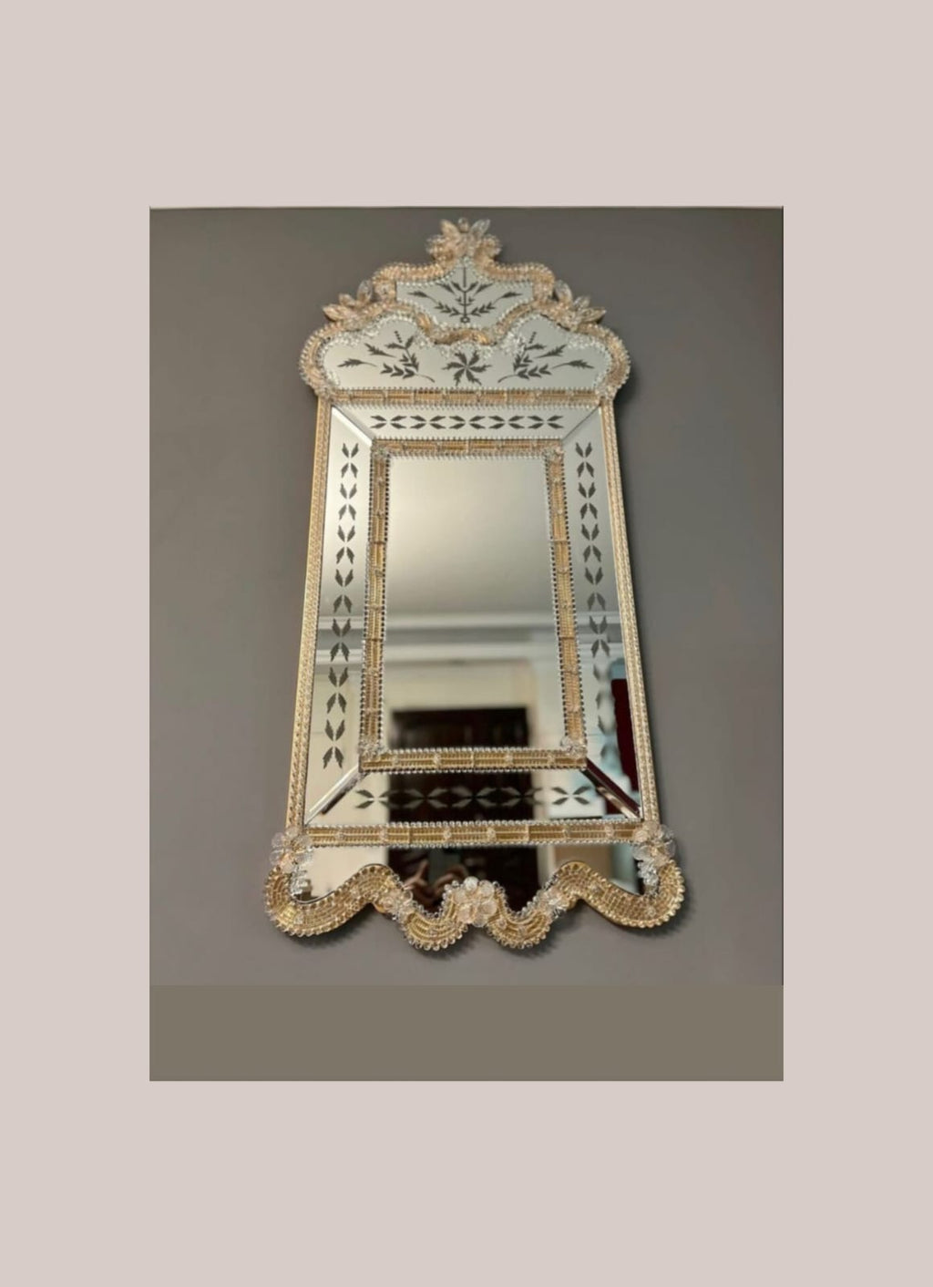 Murano Filigree Mirror