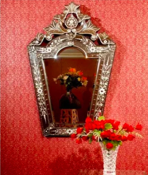 Baroque Crown Venetian Mirror