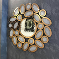Crystal Flower Mirror