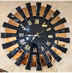 Imperial Roman Numeral Mirror Clock