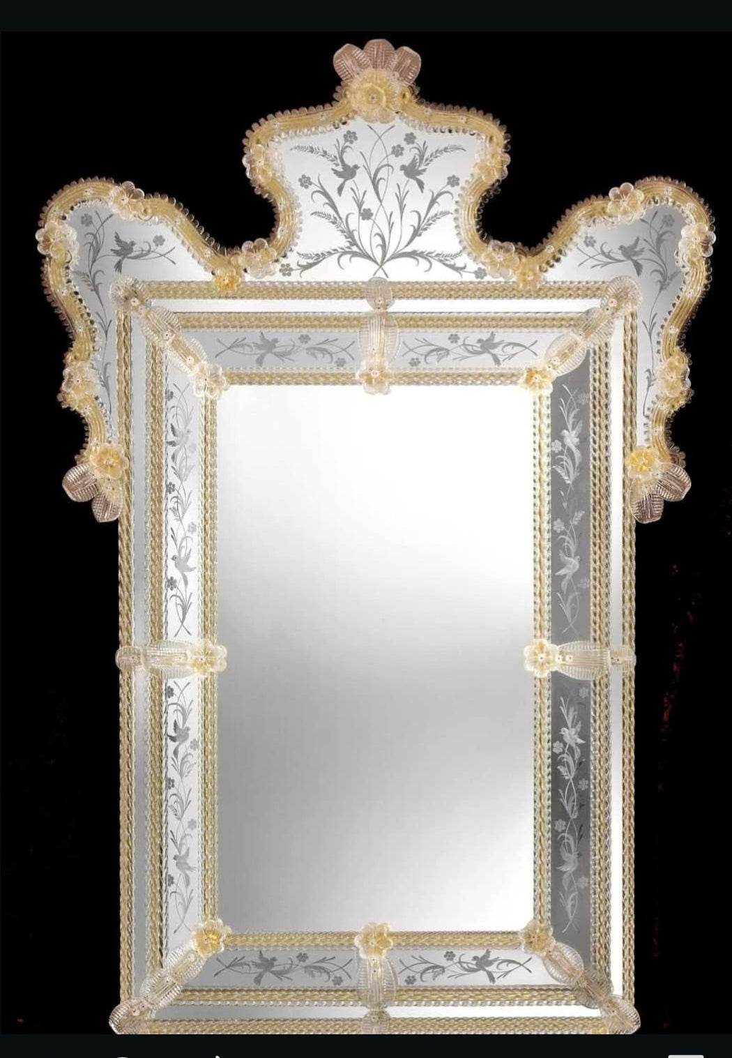 18th-Century Revival Murano Mirror