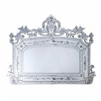 Venetian Etched Glass Wall Mirror