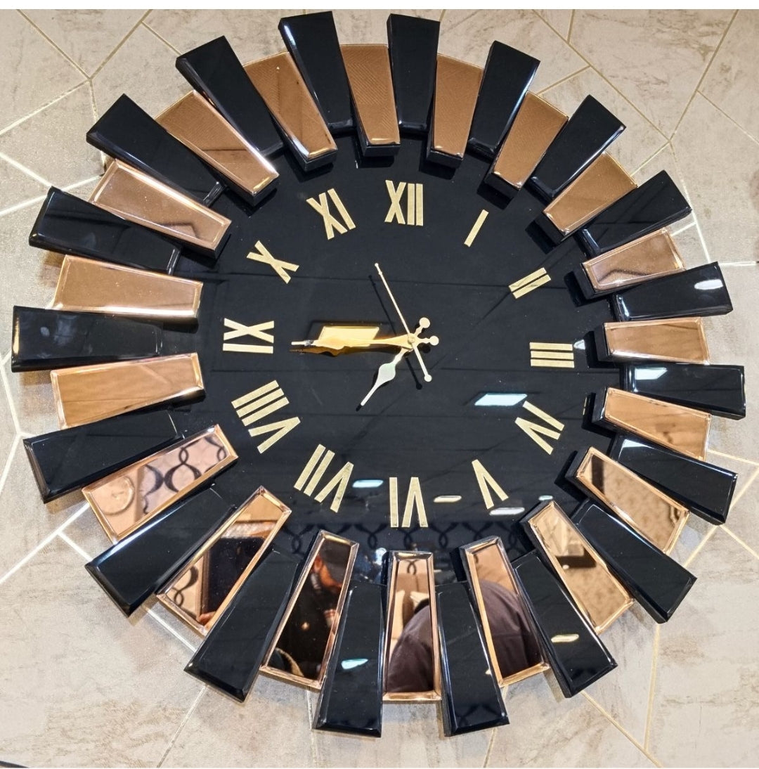 Imperial Roman Numeral Mirror Clock