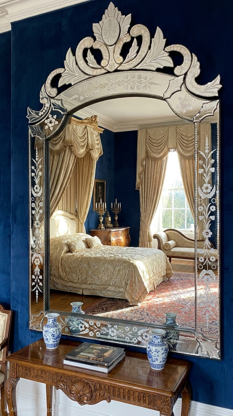 The Crown Venetian Mirror