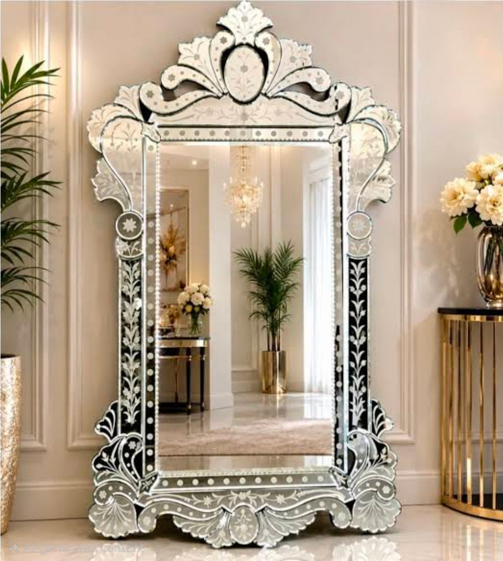 The Crown Jewel Venetian Mirror